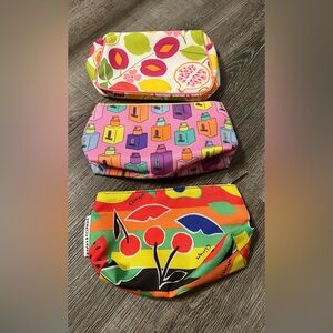 Set of Clinique makeup bags. Great used condition.